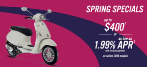 Spring Specials Vespa Orlando