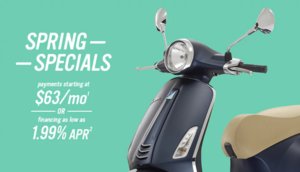 Vespa Orlando Spring Specials 2018